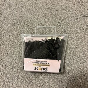 3/$25 Scunci Black Hair Pins